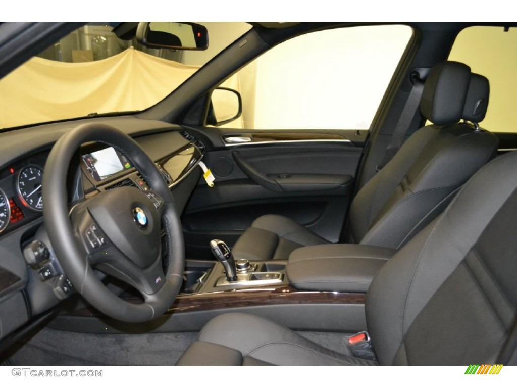 Black Interior 2012 BMW X5 xDrive50i Photo #50616401