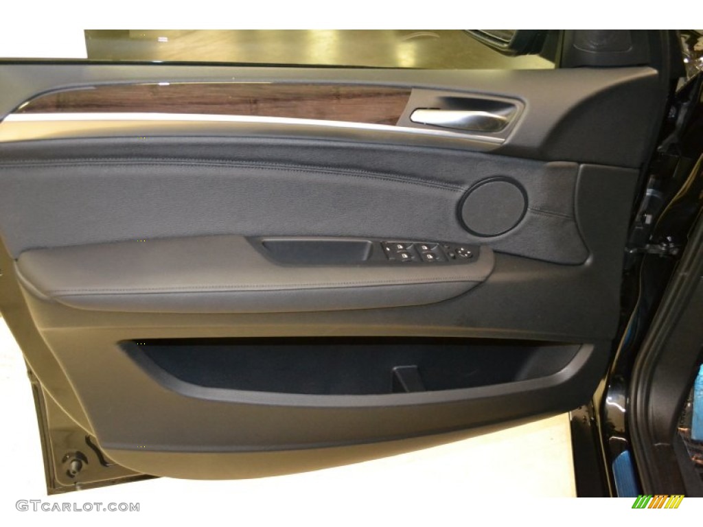 2012 BMW X5 xDrive50i Black Door Panel Photo #50616447
