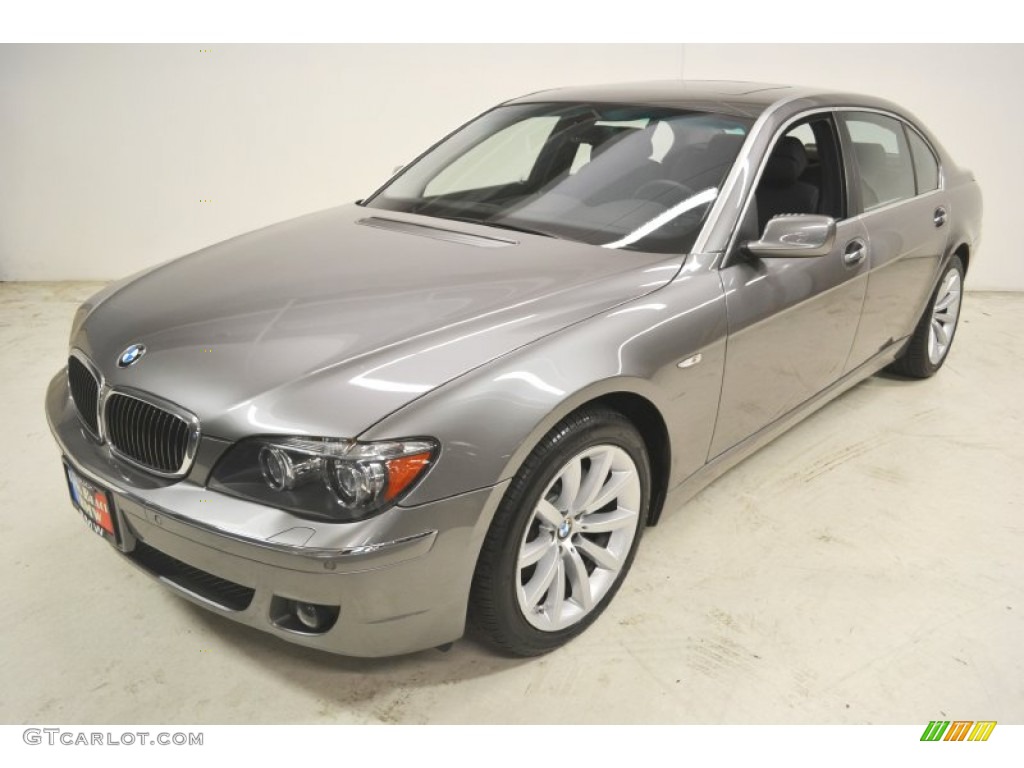 2008 7 Series 750Li Sedan - Sterling Grey Metallic / Black photo #9