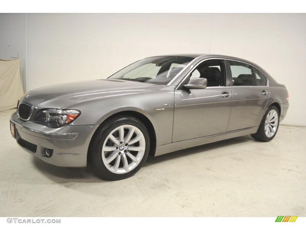 2008 7 Series 750Li Sedan - Sterling Grey Metallic / Black photo #10