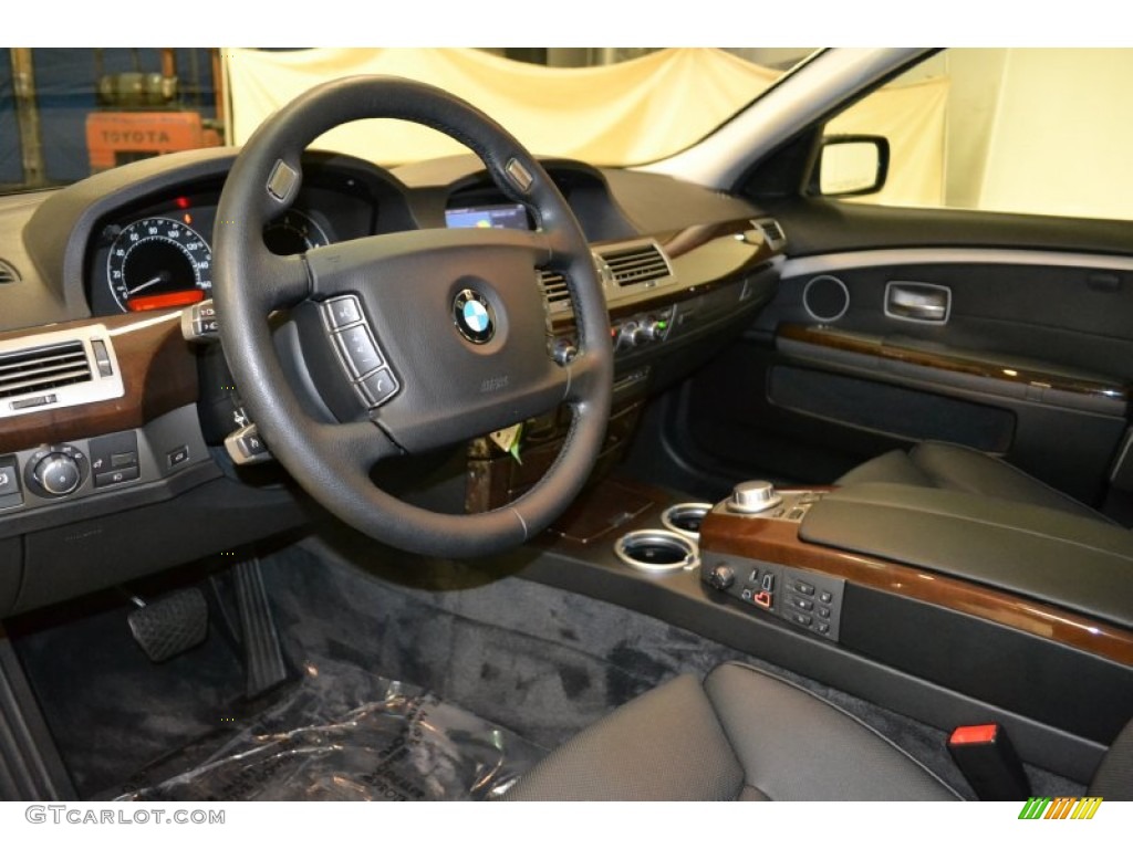 2008 7 Series 750Li Sedan - Sterling Grey Metallic / Black photo #13