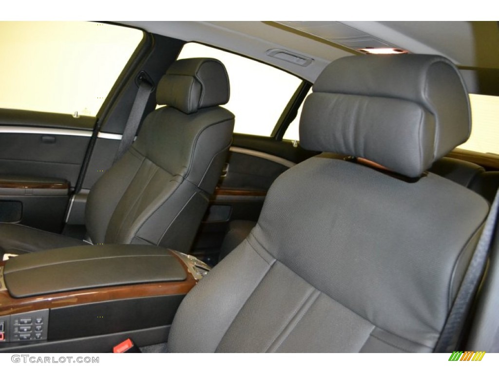 2008 7 Series 750Li Sedan - Sterling Grey Metallic / Black photo #15