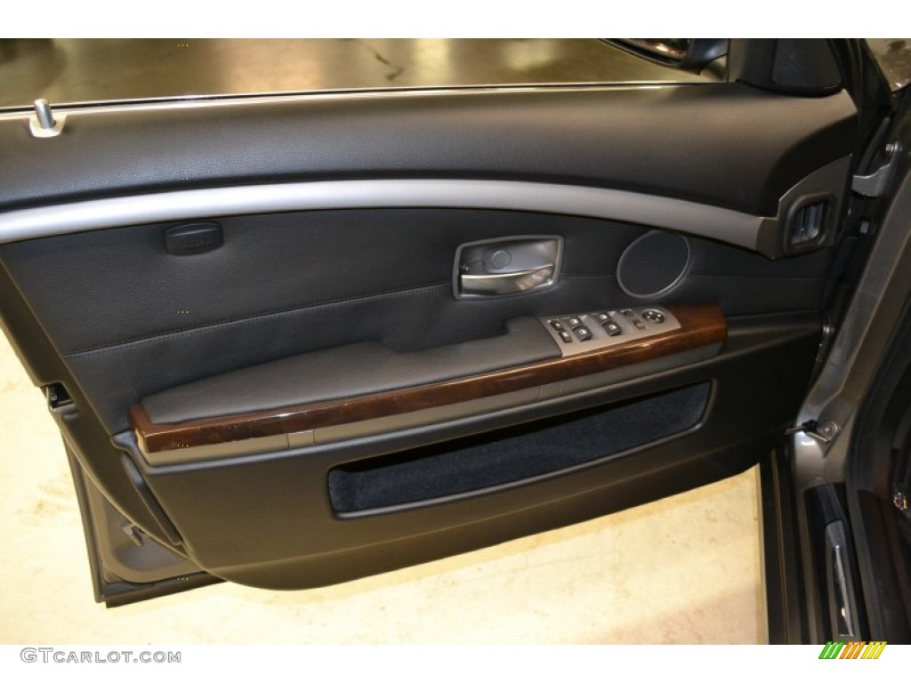 2008 7 Series 750Li Sedan - Sterling Grey Metallic / Black photo #17
