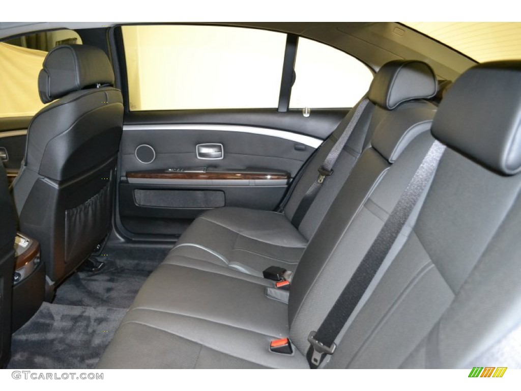 2008 7 Series 750Li Sedan - Sterling Grey Metallic / Black photo #19