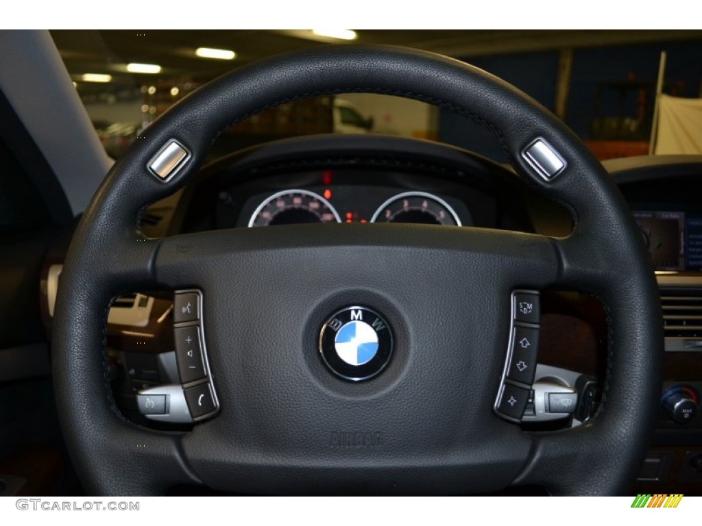 2008 7 Series 750Li Sedan - Sterling Grey Metallic / Black photo #23