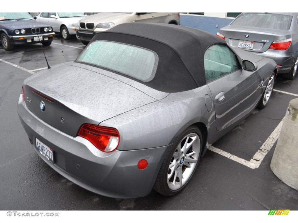 2008 Z4 3.0i Roadster - Space Grey Metallic / Black photo #3