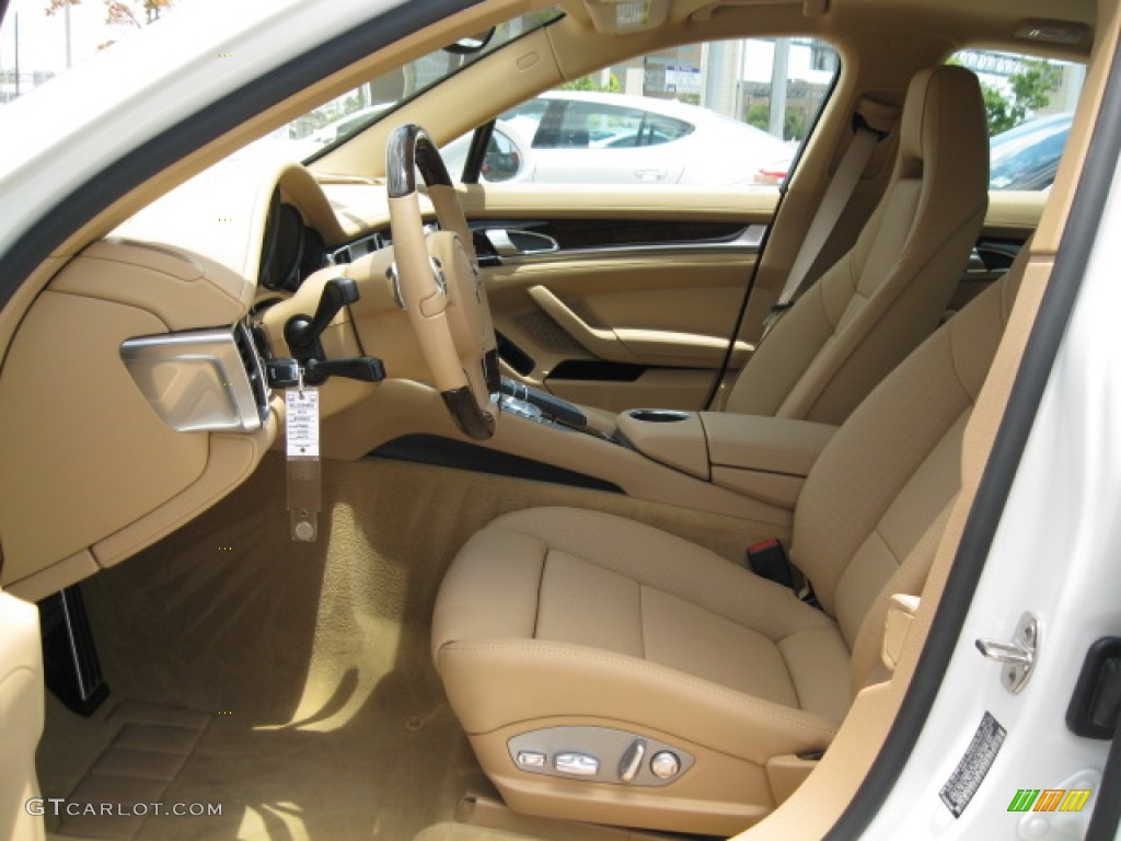 Luxor Beige Interior 2011 Porsche Panamera V6 Photo #50618401