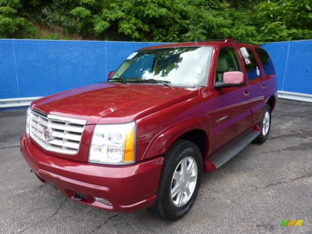 2006 Escalade AWD - Red E / Shale photo #8