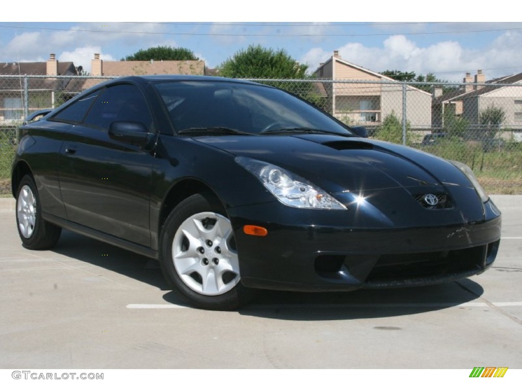 2001 Celica GT - Carbon Blue / Black/Blue photo #1