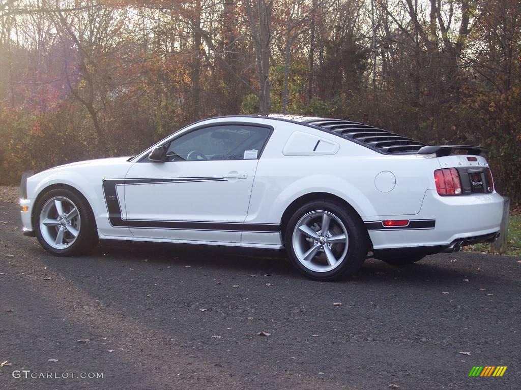 2007 Mustang Saleen H281 Heritage Edition Supercharged Coupe - Performance White / Black/Dove Accent photo #2