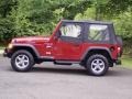 1998 Chili Pepper Red Pearl Jeep Wrangler Sport 4x4  photo #4