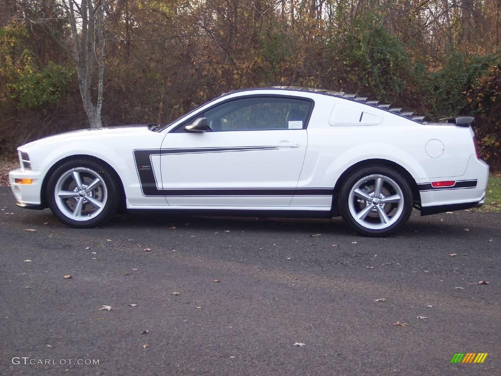 2007 Mustang Saleen H281 Heritage Edition Supercharged Coupe - Performance White / Black/Dove Accent photo #3