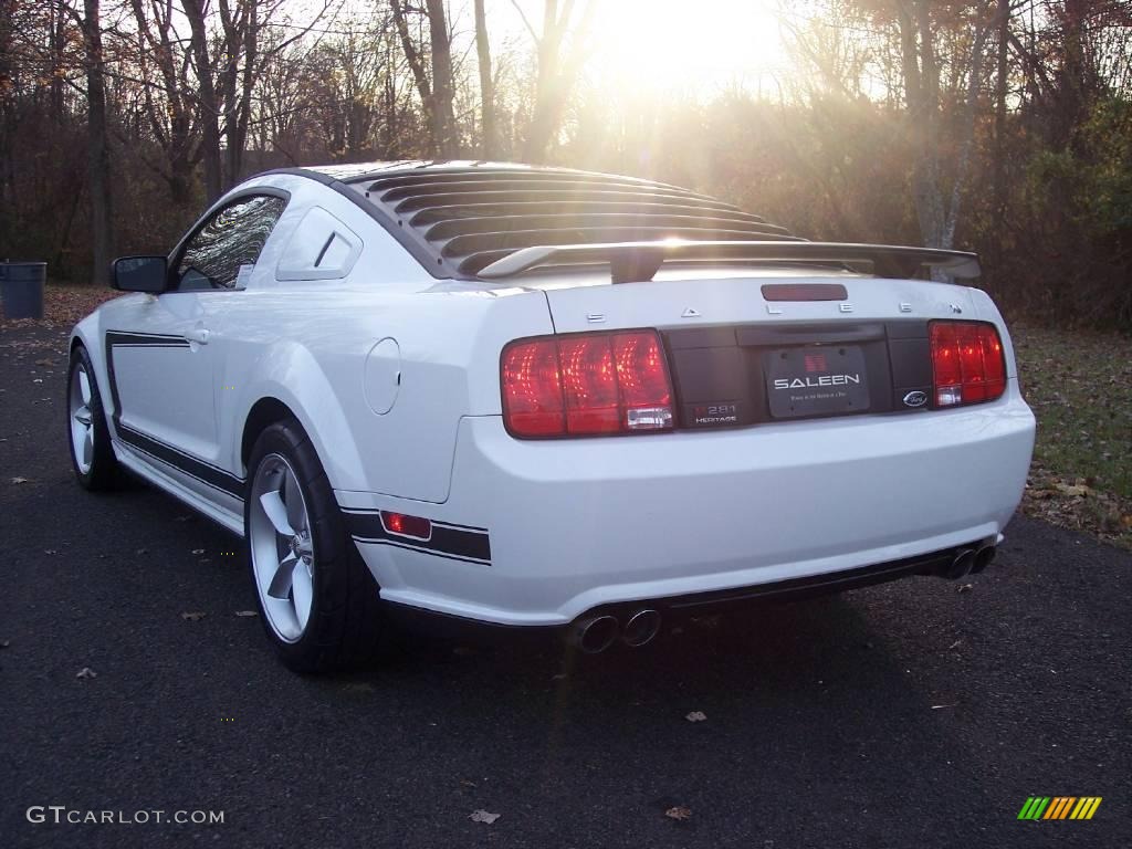 2007 Mustang Saleen H281 Heritage Edition Supercharged Coupe - Performance White / Black/Dove Accent photo #5