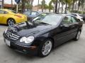 2009 Capri Blue Metallic Mercedes-Benz CLK 350 Coupe  photo #5