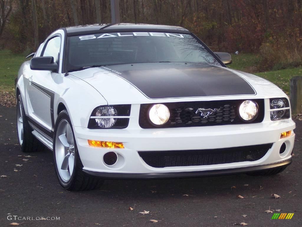 2007 Mustang Saleen H281 Heritage Edition Supercharged Coupe - Performance White / Black/Dove Accent photo #8