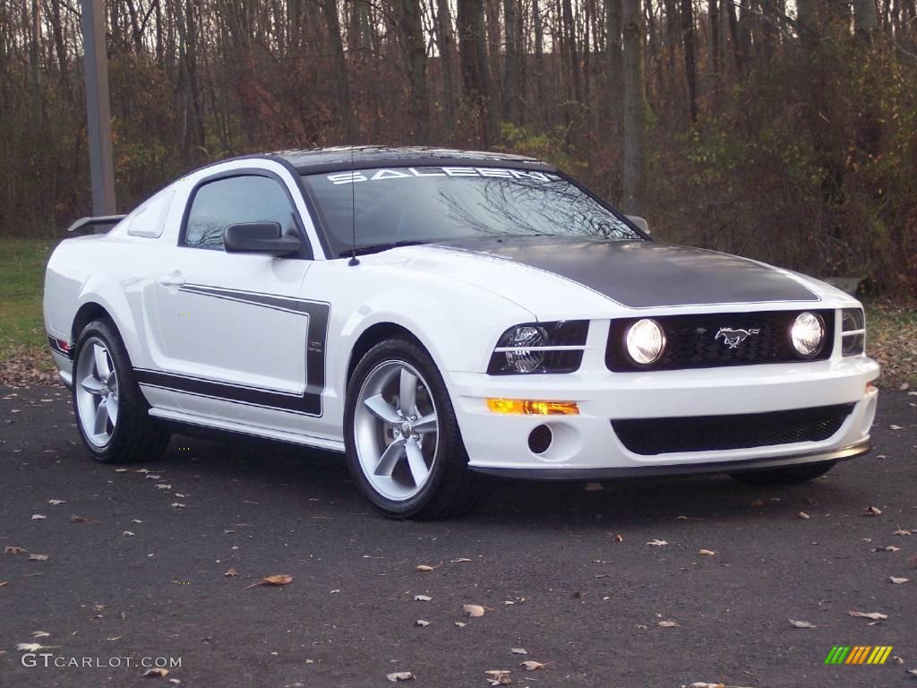 2007 Mustang Saleen H281 Heritage Edition Supercharged Coupe - Performance White / Black/Dove Accent photo #9