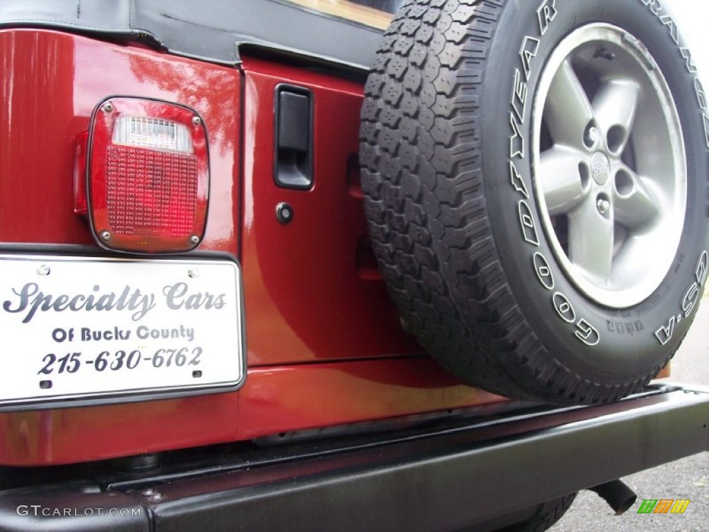 1998 Wrangler Sport 4x4 - Chili Pepper Red Pearl / Khaki photo #27
