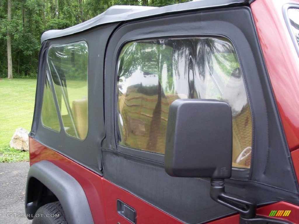 1998 Wrangler Sport 4x4 - Chili Pepper Red Pearl / Khaki photo #28