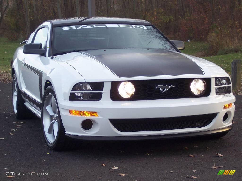 2007 Mustang Saleen H281 Heritage Edition Supercharged Coupe - Performance White / Black/Dove Accent photo #10