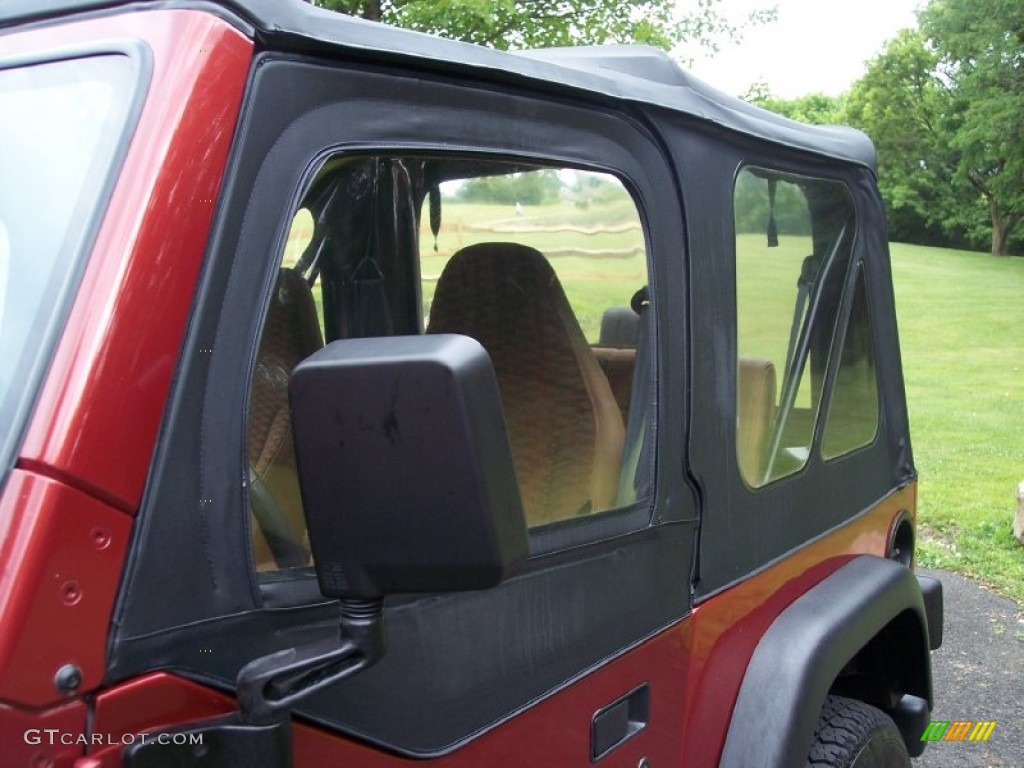 1998 Wrangler Sport 4x4 - Chili Pepper Red Pearl / Khaki photo #29