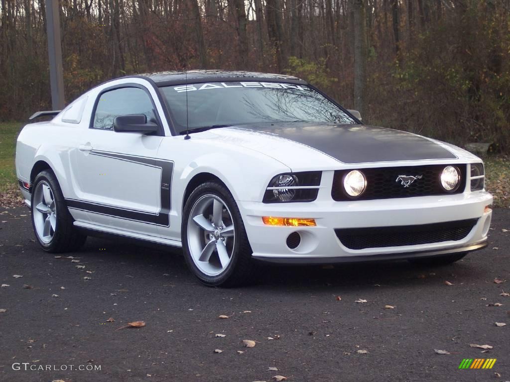 2007 Mustang Saleen H281 Heritage Edition Supercharged Coupe - Performance White / Black/Dove Accent photo #11