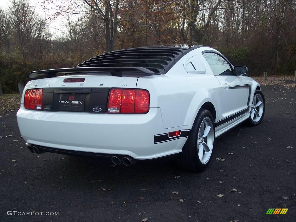2007 Mustang Saleen H281 Heritage Edition Supercharged Coupe - Performance White / Black/Dove Accent photo #15