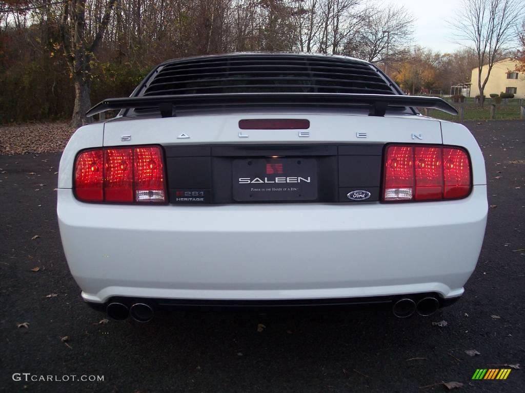 2007 Mustang Saleen H281 Heritage Edition Supercharged Coupe - Performance White / Black/Dove Accent photo #17