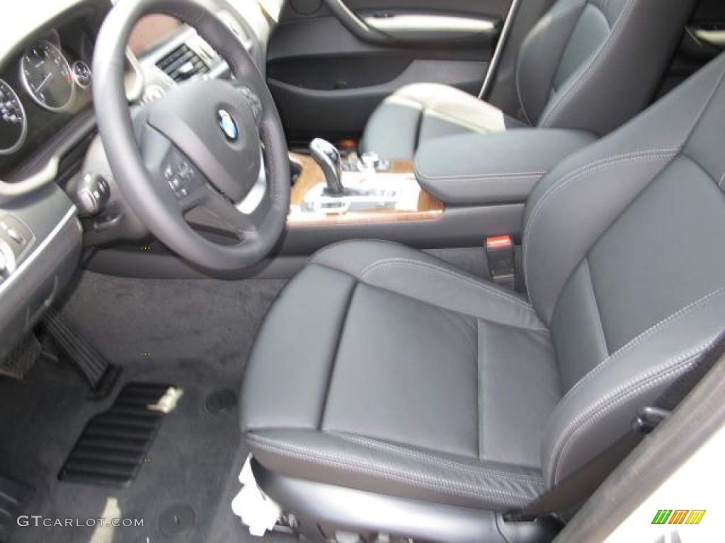 Black Interior 2011 BMW X3 xDrive 35i Photo #50621859