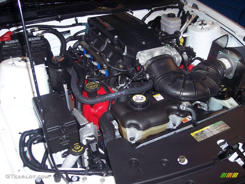 2007 Mustang Saleen H281 Heritage Edition Supercharged Coupe - Performance White / Black/Dove Accent photo #37