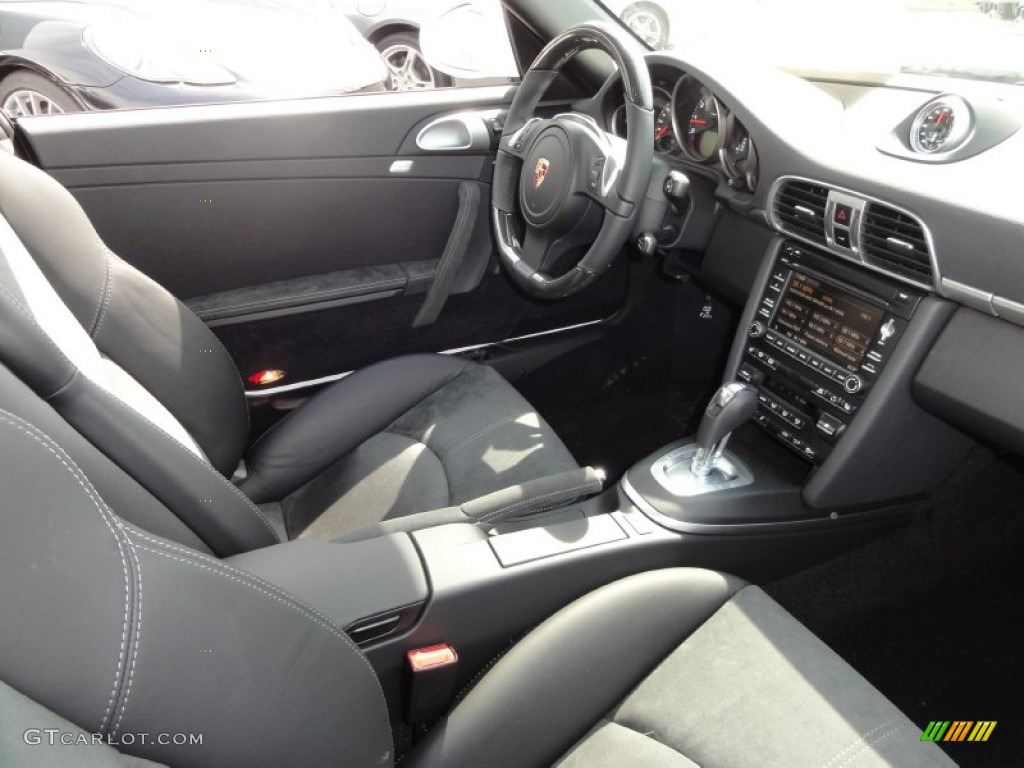 Black Leather w/Alcantara Interior 2012 Porsche 911 Carrera GTS Coupe Photo #50622423