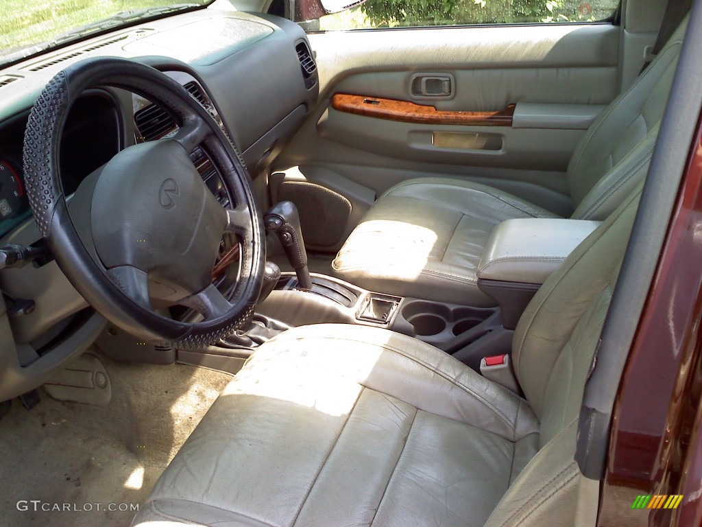 Stone Beige Interior 1998 Infiniti QX4 4x4 Photo #50622673