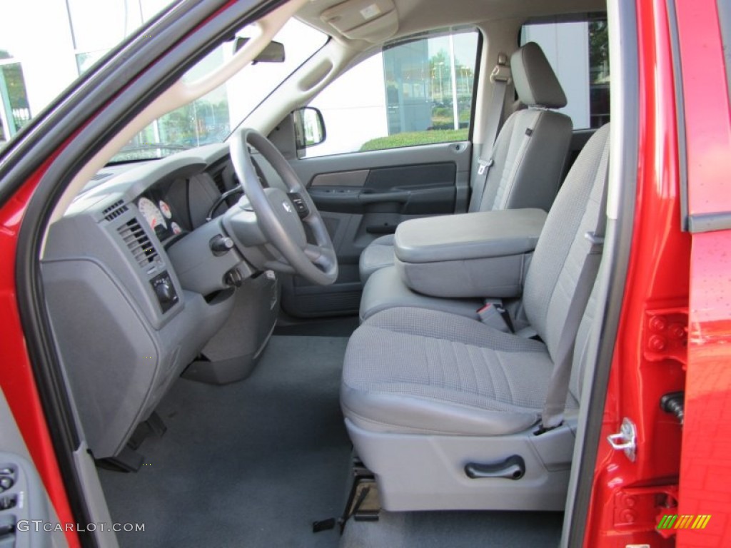 Medium Slate Gray Interior 2008 Dodge Ram 1500 SXT Quad Cab Photo #50623114