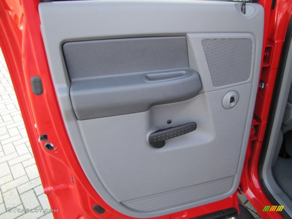 2008 Ram 1500 SXT Quad Cab - Flame Red / Medium Slate Gray photo #14