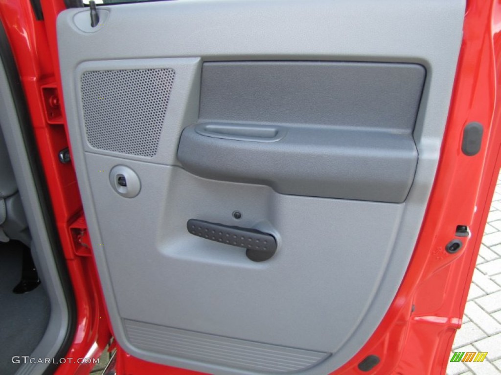 2008 Ram 1500 SXT Quad Cab - Flame Red / Medium Slate Gray photo #19