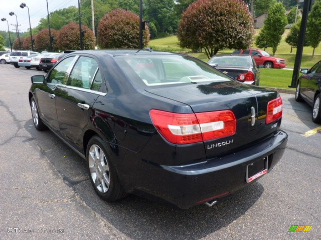 2008 MKZ Sedan - Dark Blue Ink Metallic / Light Stone photo #2