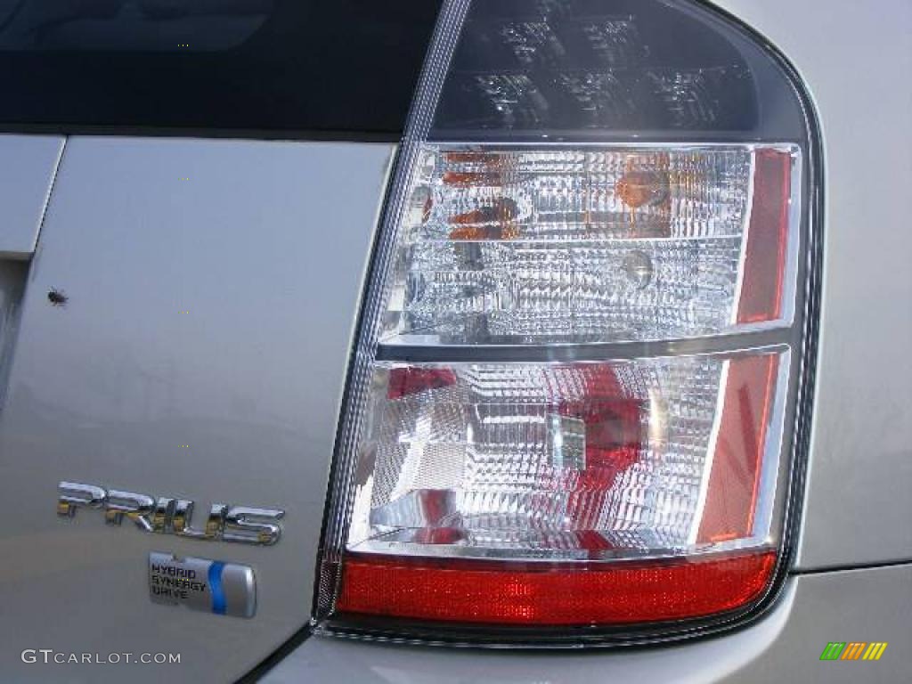 2005 Prius Hybrid - Millenium Silver Metallic / Gray/Burgundy photo #21