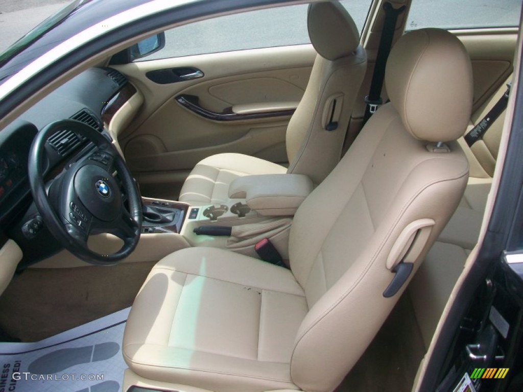 Sand Interior 2005 BMW 3 Series 325i Coupe Photo #50624229