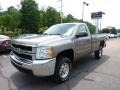 Graystone Metallic - Silverado 2500HD LT Regular Cab 4x4 Photo No. 1