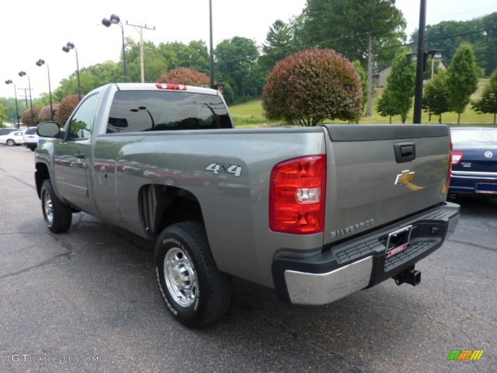 Graystone Metallic 2007 Chevrolet Silverado 2500HD LT Regular Cab 4x4 Exterior Photo #50624745