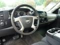 Ebony 2007 Chevrolet Silverado 2500HD LT Regular Cab 4x4 Steering Wheel