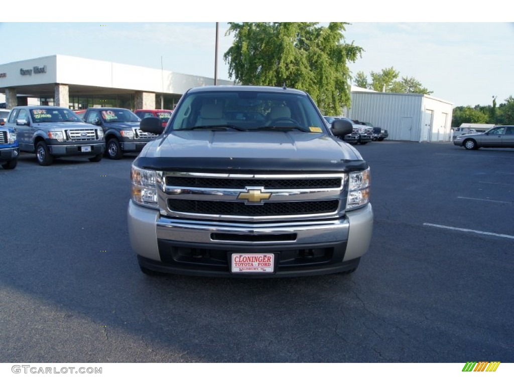 2009 Silverado 1500 LT Extended Cab 4x4 - Silver Birch Metallic / Light Titanium photo #7