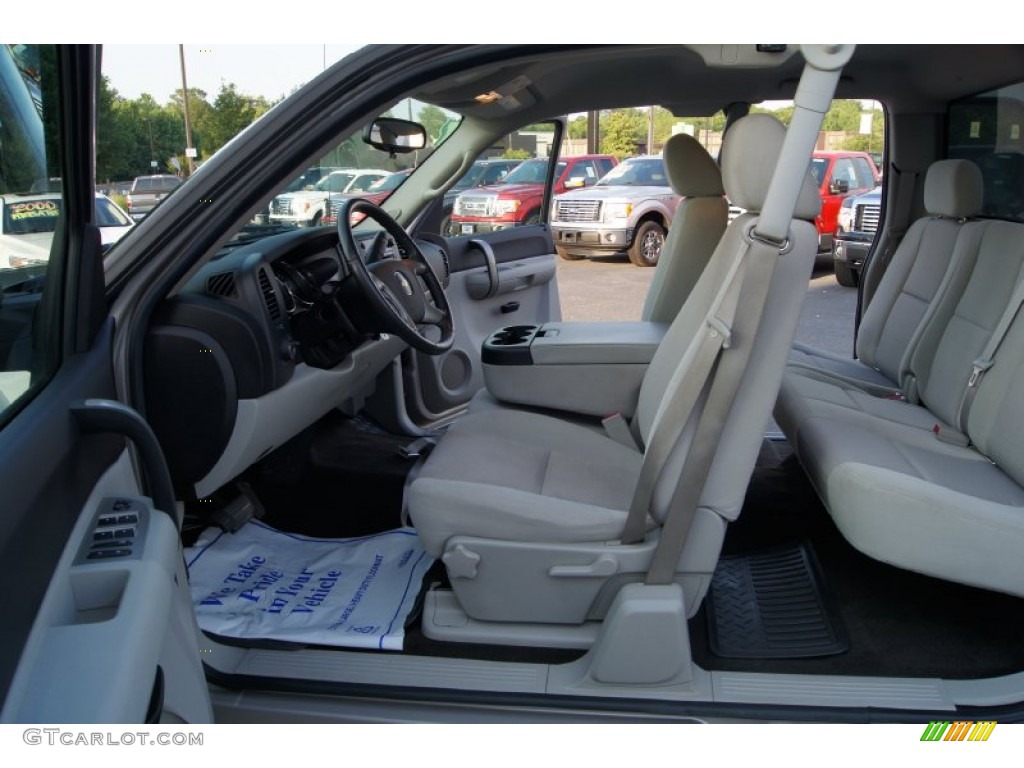 2009 Silverado 1500 LT Extended Cab 4x4 - Silver Birch Metallic / Light Titanium photo #8