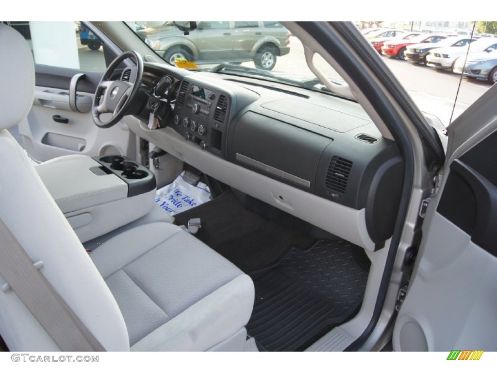 2009 Silverado 1500 LT Extended Cab 4x4 - Silver Birch Metallic / Light Titanium photo #13