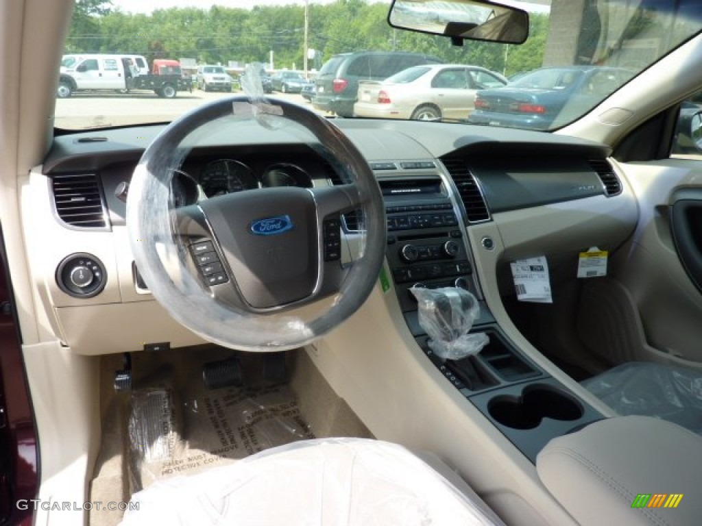 2011 Ford Taurus SE Light Stone Dashboard Photo #50625855