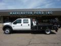 Oxford White - F550 Super Duty XL Crew Cab 4x4 Chassis Photo No. 1