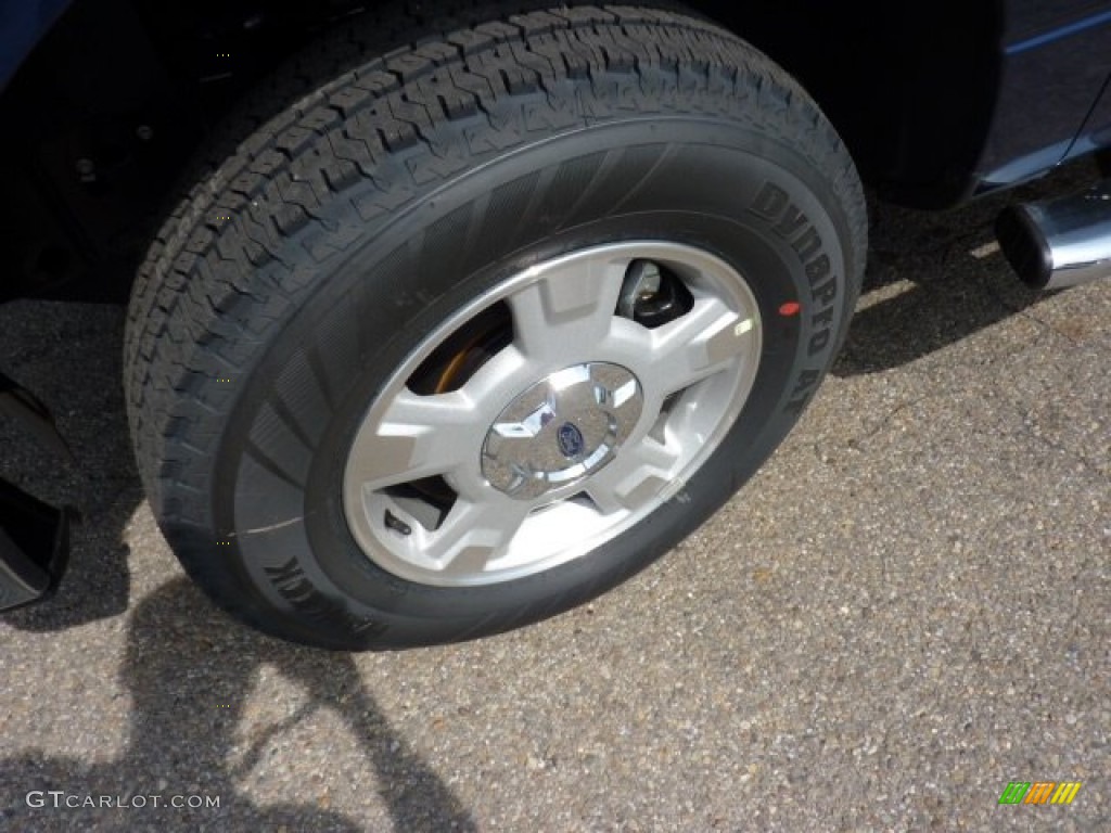 2011 F150 XLT SuperCab - Dark Blue Pearl Metallic / Steel Gray photo #9