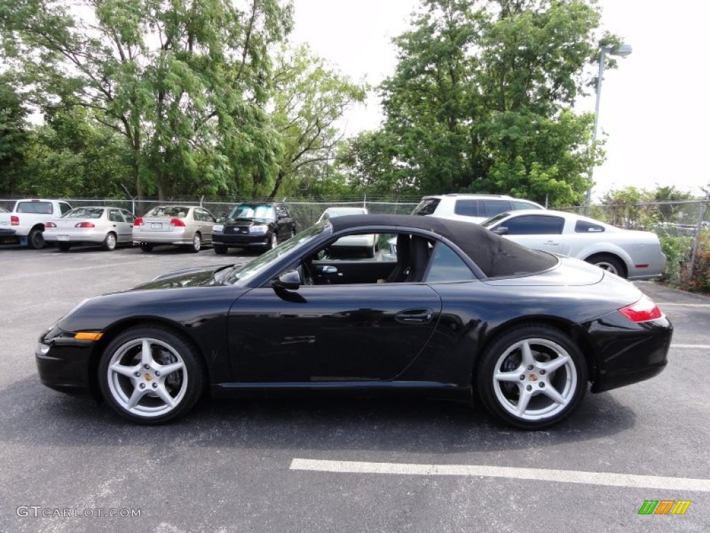 Black 2008 Porsche 911 Carrera Cabriolet Exterior Photo #50626650
