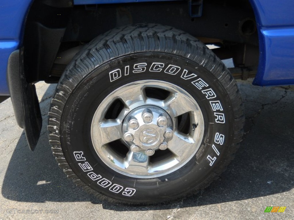 2007 Ram 2500 Laramie Quad Cab 4x4 - Electric Blue Pearl / Medium Slate Gray photo #16