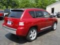 2007 Inferno Red Crystal Pearlcoat Jeep Compass Limited 4x4  photo #2
