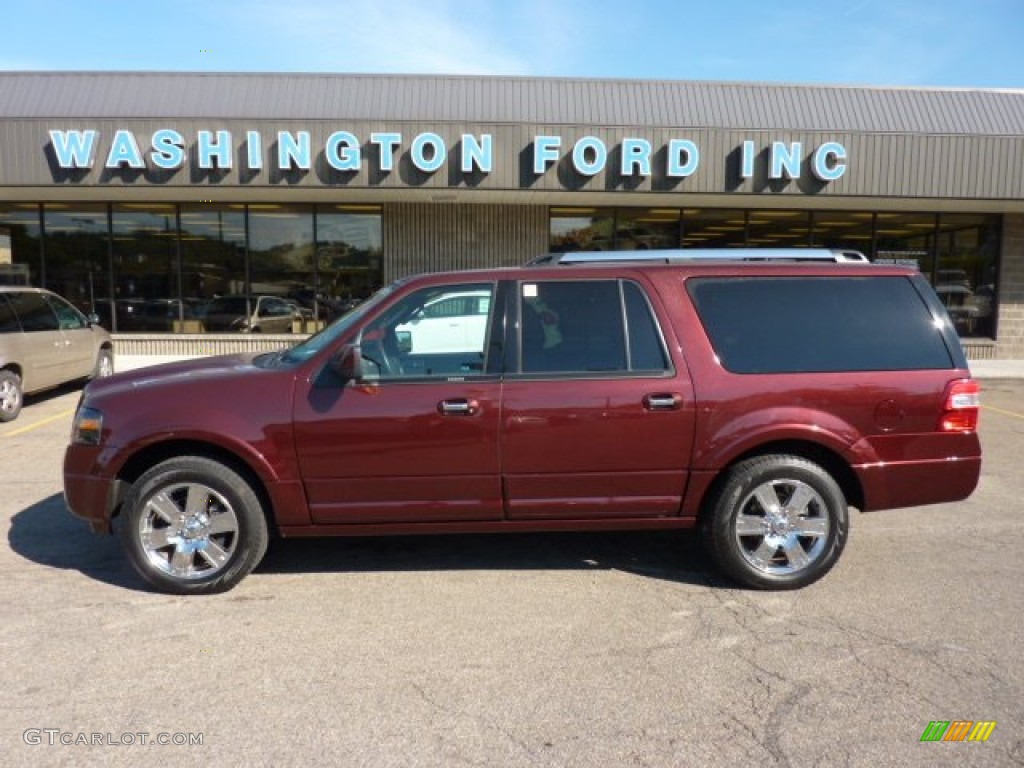 2010 Expedition EL Limited 4x4 - Royal Red Metallic / Charcoal Black photo #1
